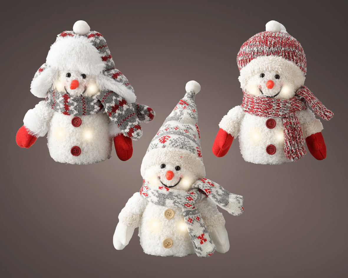 Led Snowman 15Cm