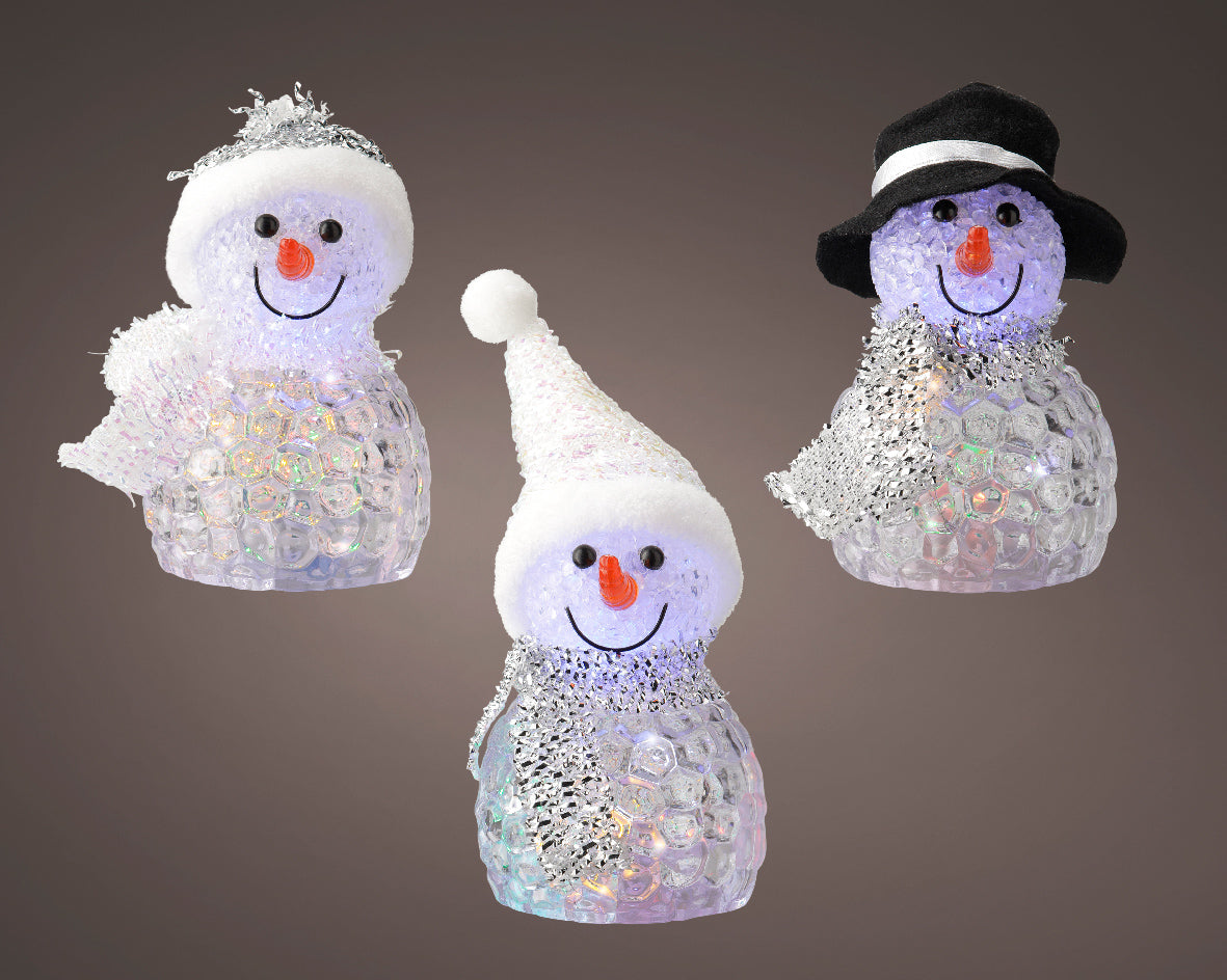 Led Snowman 9Cm