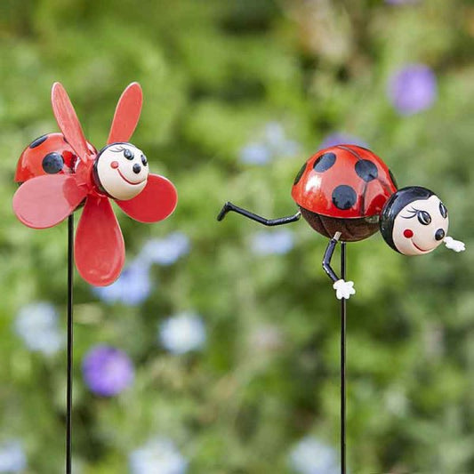 Loony Stake Ladybugs