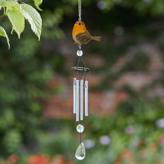 Robin Windchime 34Cm