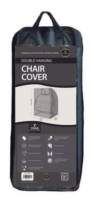 Double Hanging Chair Cover Black