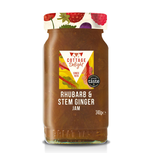 Rhubarb & Stem Ginger Jam 340G