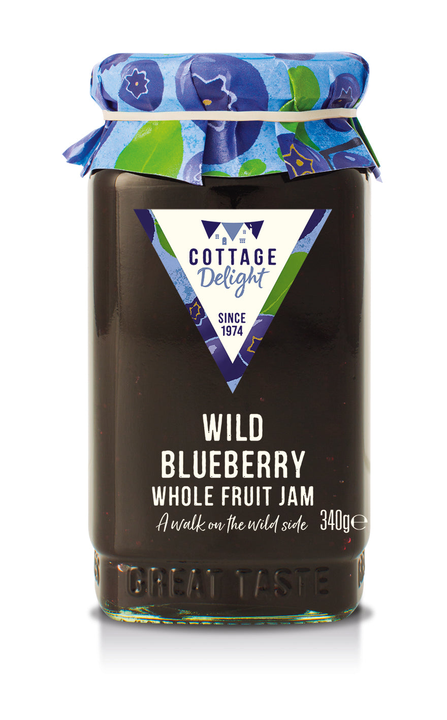 Wild Blueberry Whole Fruit Jam 340G