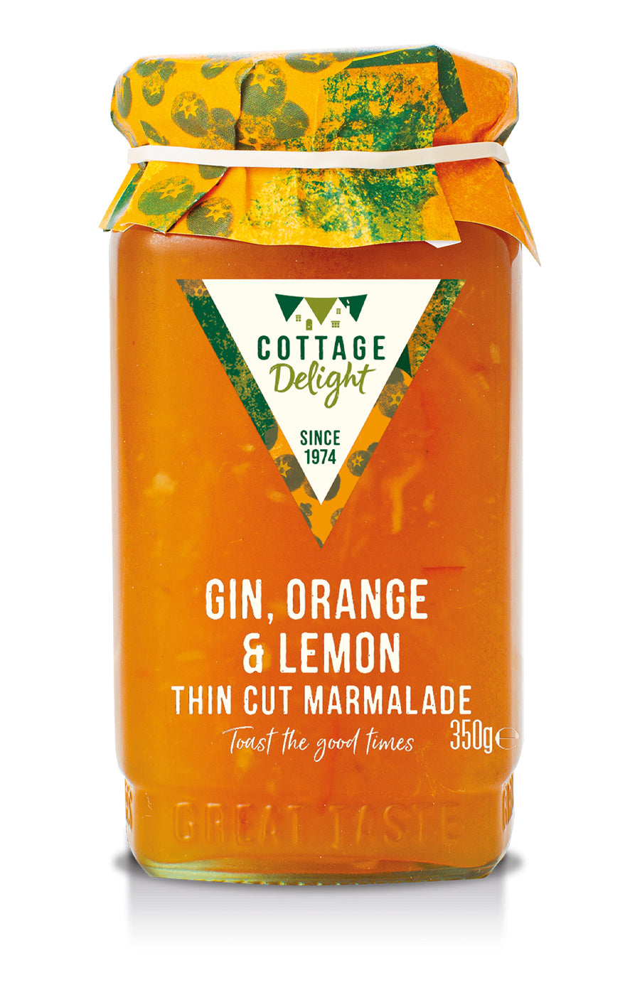 Gin Orange Lemon Thin Cut Marmalade 350G