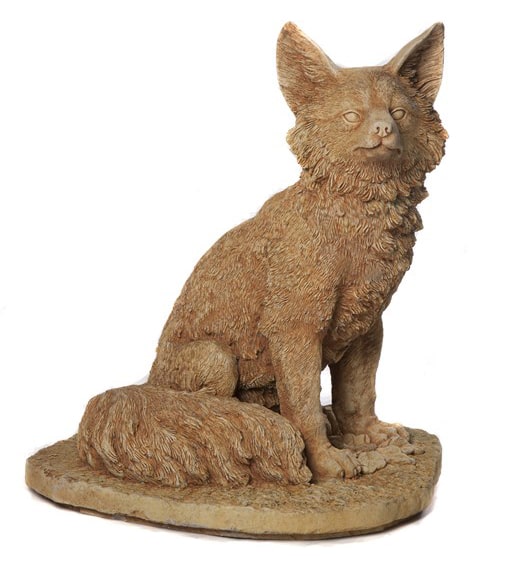 Sitting Fox - Stone