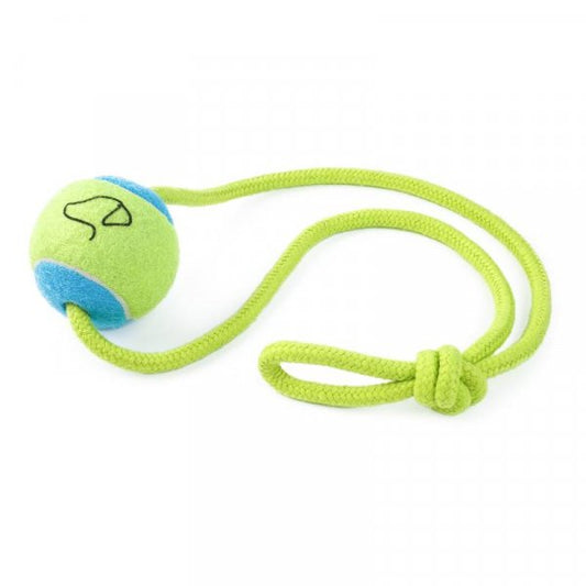 Pooch 6.5Cm Tennis Ball On A Rope