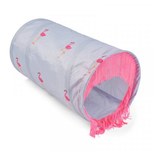 Floating Flamingo Crinkle Tunnel