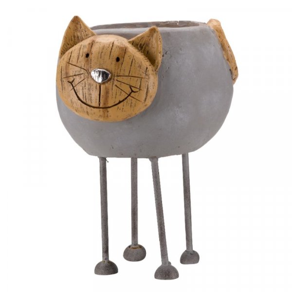 Woodstone Cat Planter