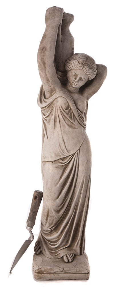 Urn Girl Statue - Stone