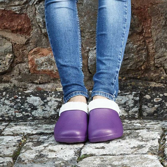 Comfi Fleece Clog Lilac S7