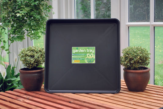 Value Square Garden Tray Black