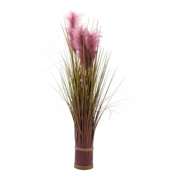 Faux Bouquet Purple Pampas 70Cm