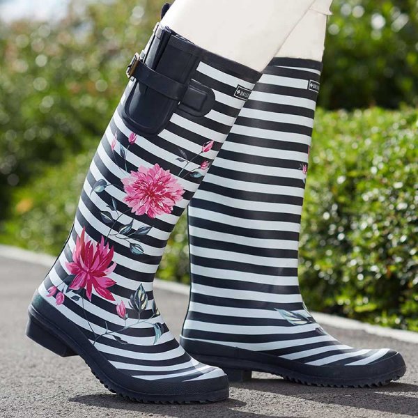 Fleurs Rubber Wellingtons S4