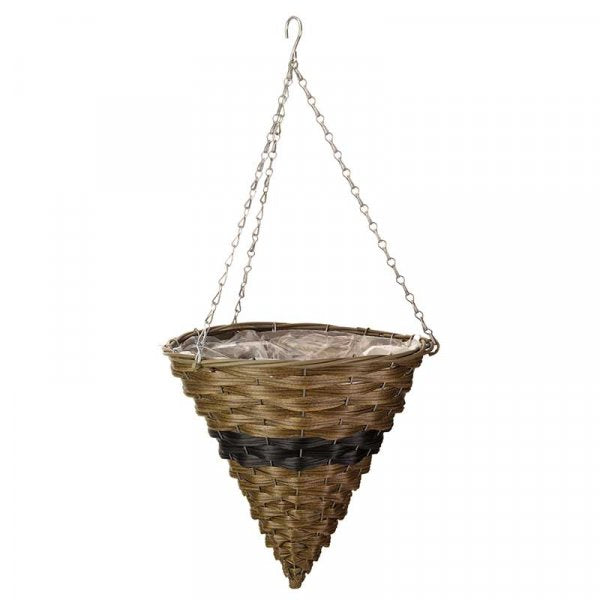 14In Firenze Faux Rattan Basket