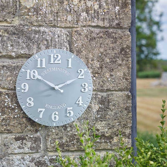 Westminster Greystone Clock 12In