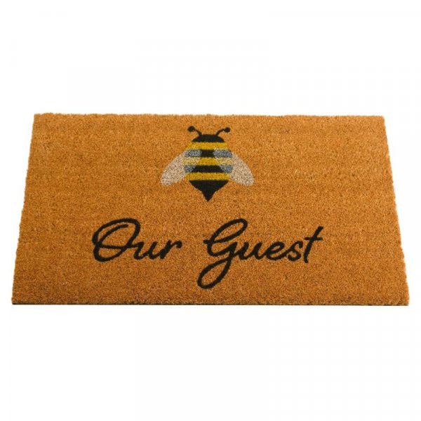 Bee Our Guest Decoir Mat 45X75Cm