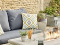 Chevron Orange Scatter Cushion