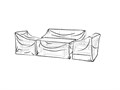 Aluminium 3 Seat Sofa Set Cover