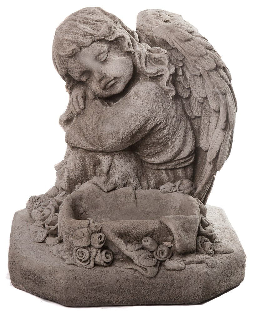 Girl Angel Memorial - Stone