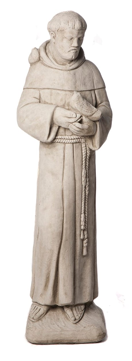 Saint Francis Statue - Stone