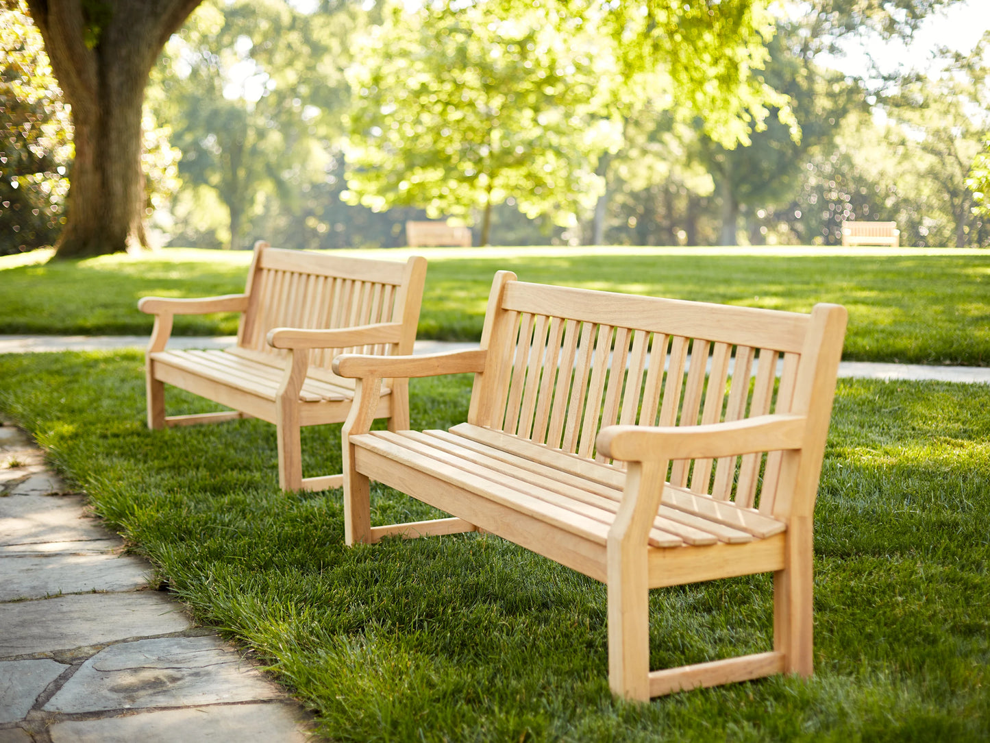 Roble Wood Park Bench 5ft