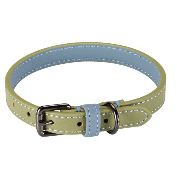 Sage Luxe Leather Collar S