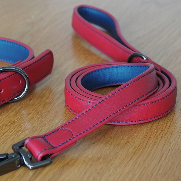 Ruby Luxe Leather Lead