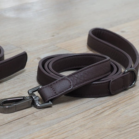 Jet Luxe Leather Lead