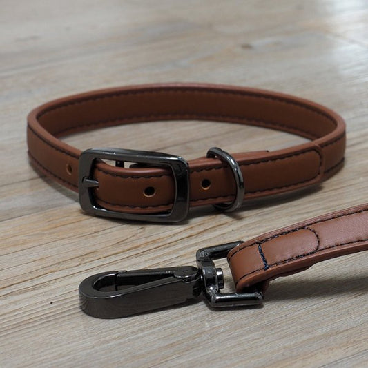 Hazel Luxe Leather Collar S