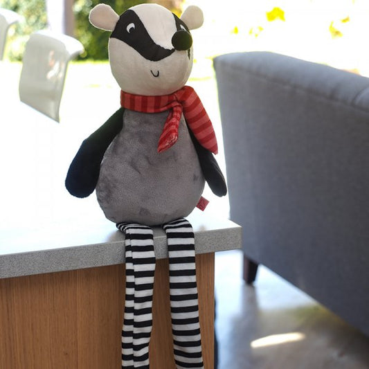 Crinkle-Squeak Badger Playpal