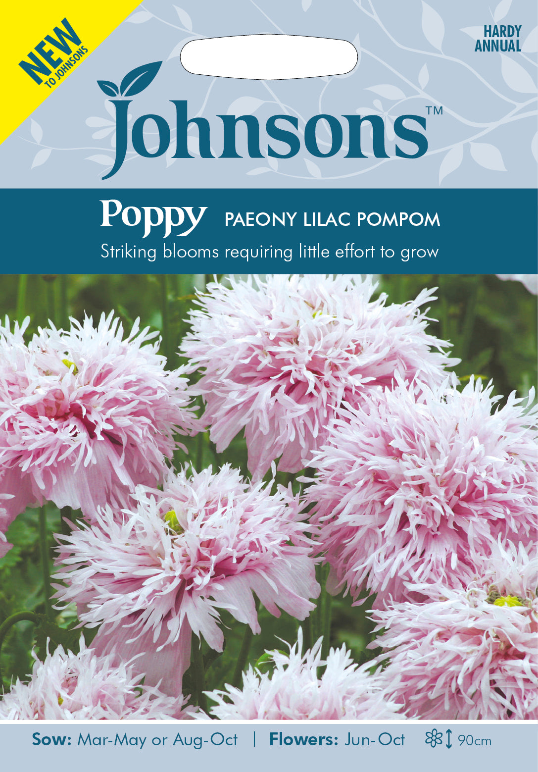 POPPY Paeony Lilac Pompom