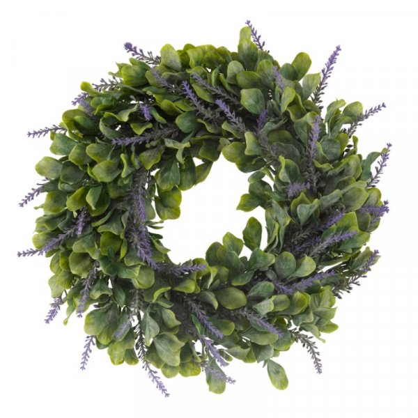 Wreath Lavender Whirl 40Cm