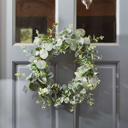 Wreath Eucalyptus Whirl Verde 40Cm