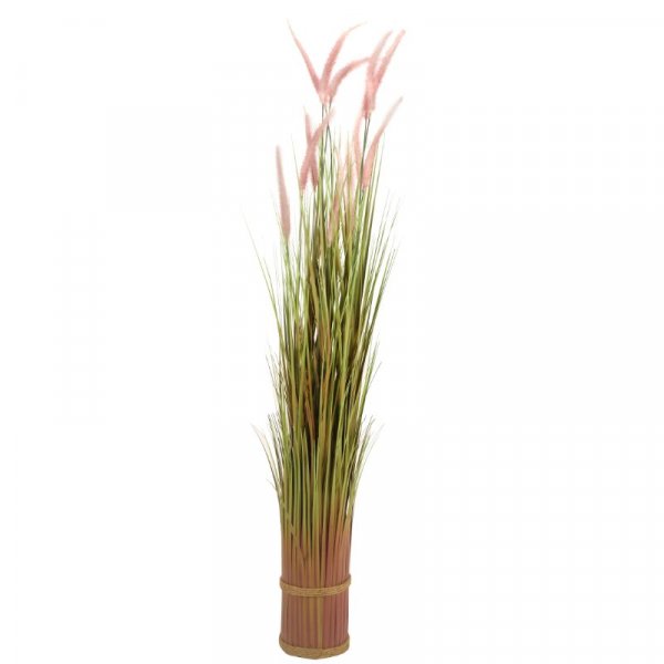 Faux Bouquet Lilac Grass Tails 120Cm