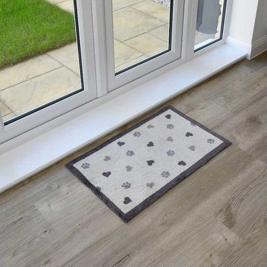 Ritzy Hearts & Paws Mat 45 X 75Cm