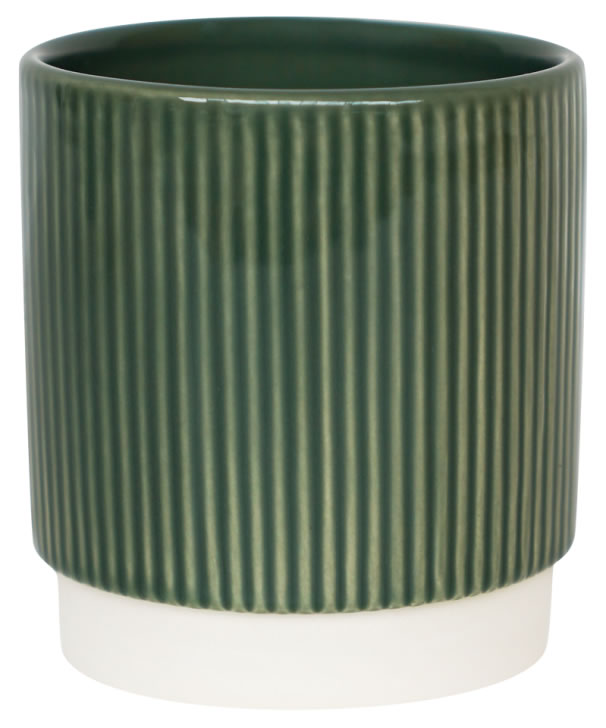 Athens Planter Green  D13Cm