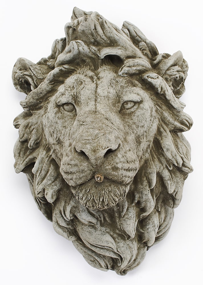 Lion Fountain Plaque - Stone