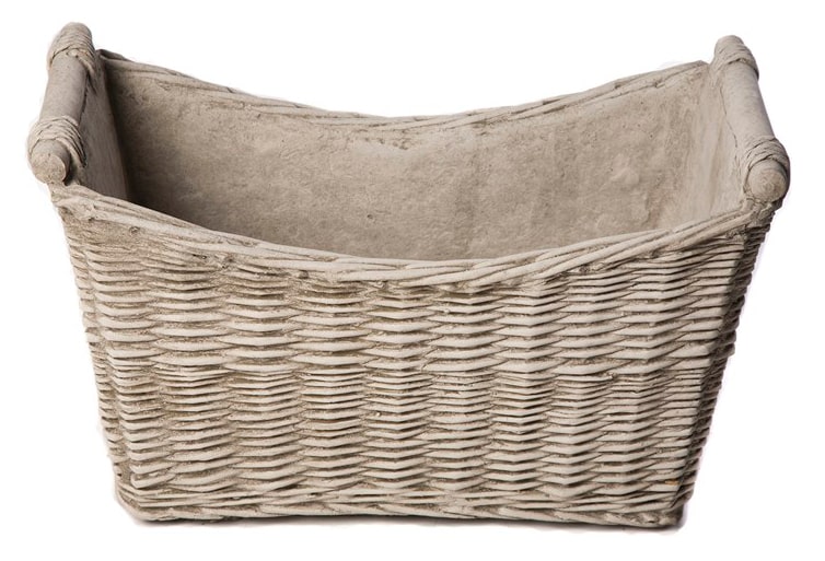 Wicker Basket - Stone