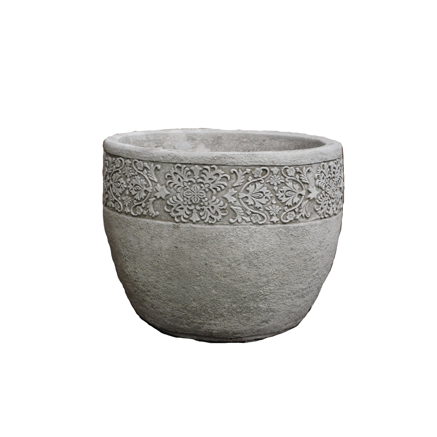 Medium Lace Pot - Stone