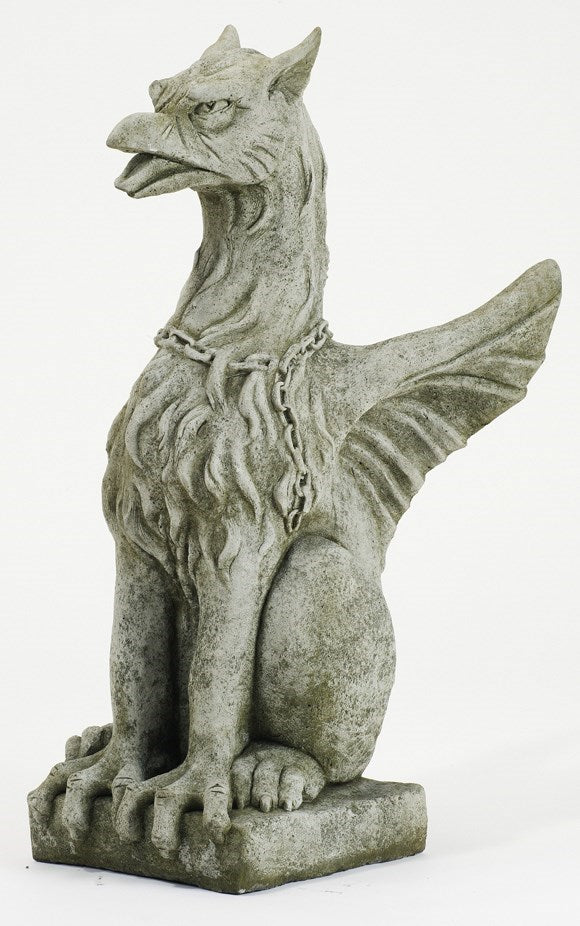 Large Winged Griffin - Stone