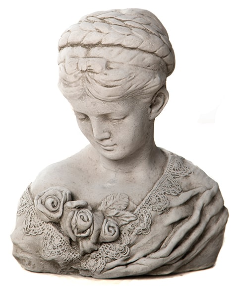 Rose Bust - Stone