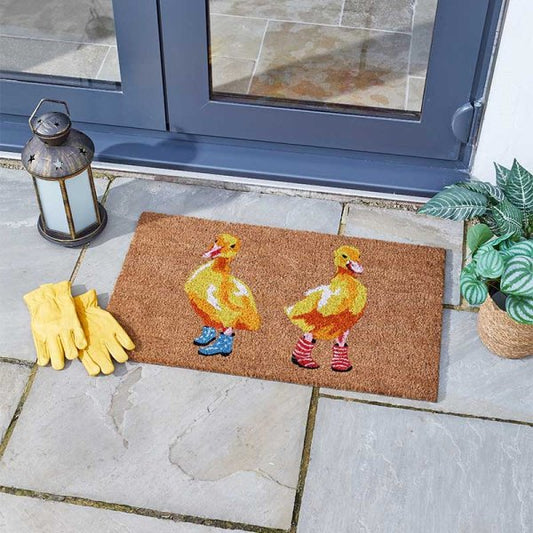 Ducks In Wellies Decoir Mat 75X45Cm