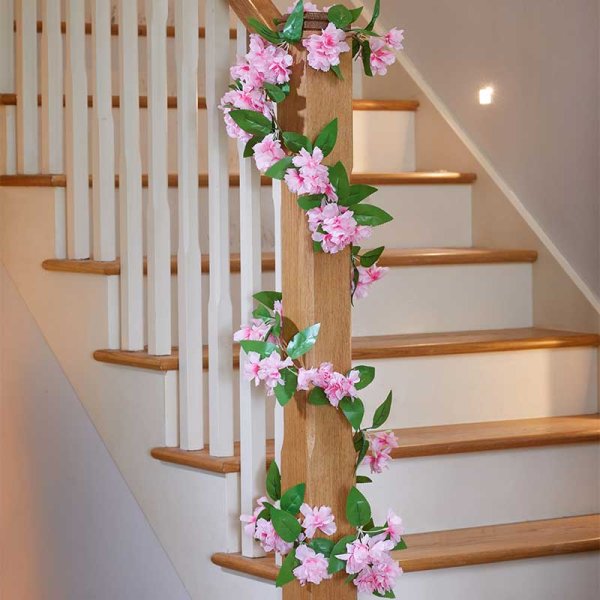 Pink Blossom Garland 180Cm