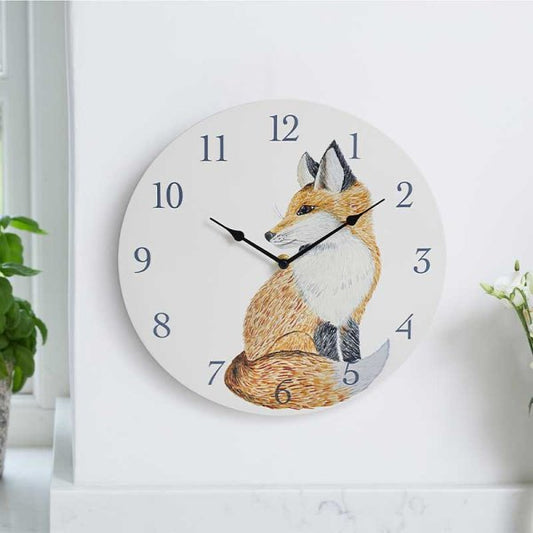 Fox Clock 12Inch