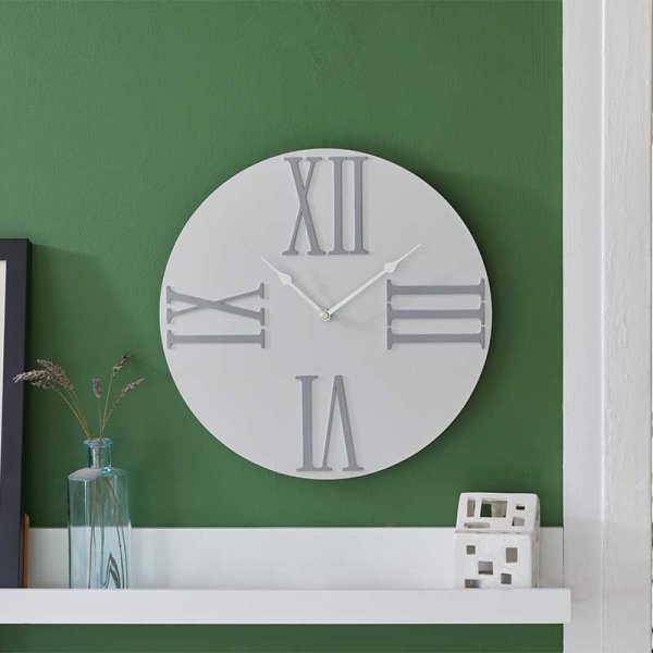 Moda Clock Moda Cream Clock 12Inch – Azure Garden Centre