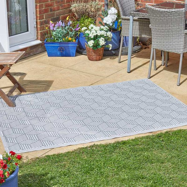 Alfresco Rugs Illusion Slate 120X180 Cm