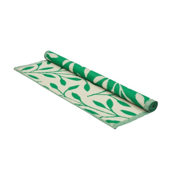 Alfresco Rugs Leaves Green 150X210 Cm