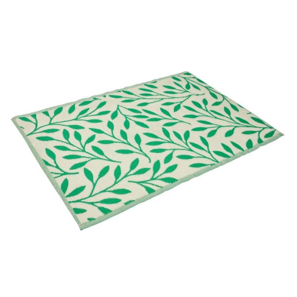 Alfresco Rugs Leaves Green 150X210 Cm