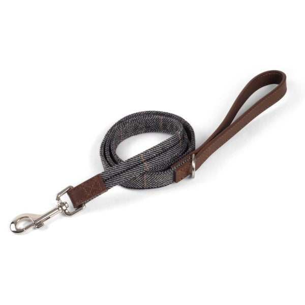 Country Dog Lead Slate Std