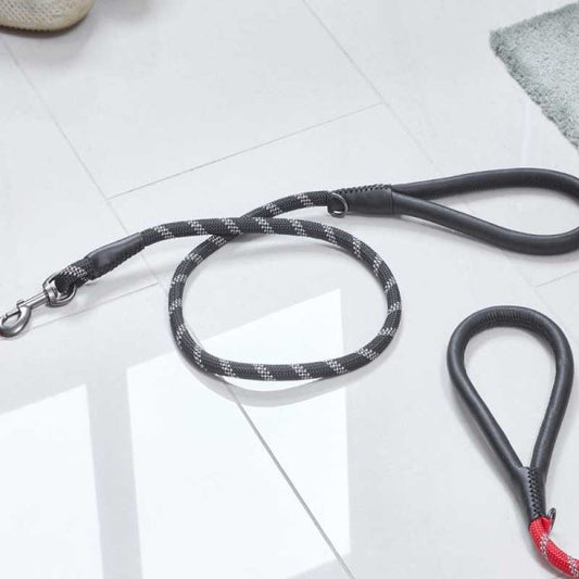 Primo Reflective Dog Lead Jet 120X1.2Cm